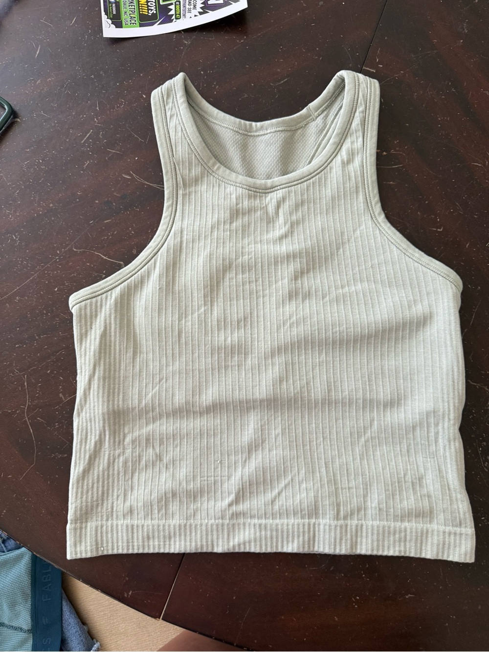 lululemon athletica Ribbed Tank Top in Light Sage